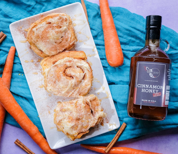 Carrot Cake Cinnamon Rolls